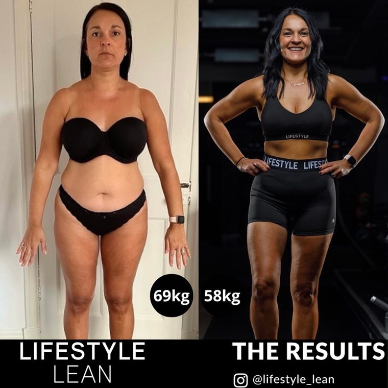 Caroline, before and after